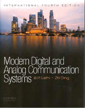 Modern Digital And Analog Communication Systems International Fourth ...